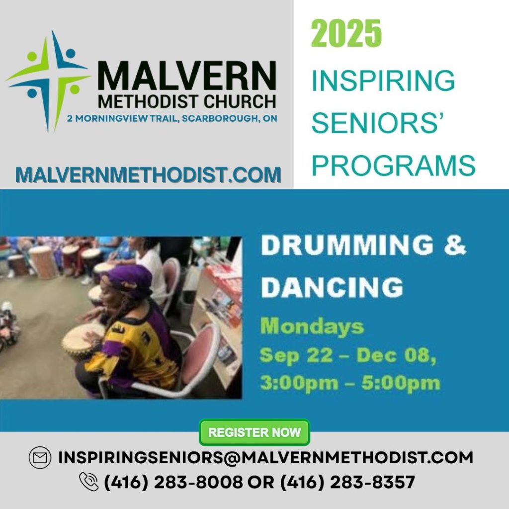Inspiring Seniors: Drumming & Dancing Class