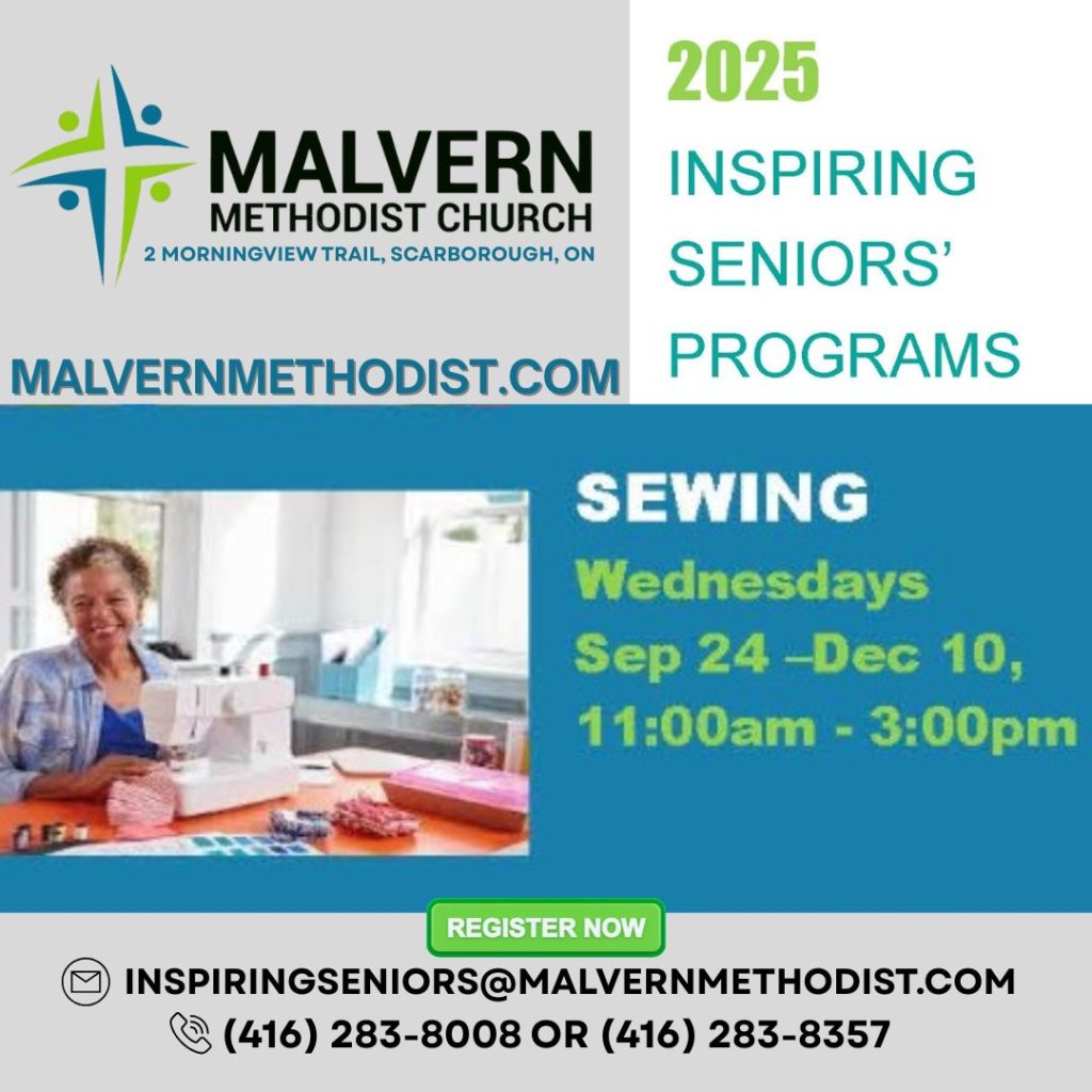 Inspiring Seniors: Sewing Class